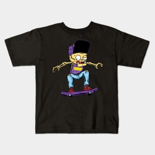 me and skateboard Kids T-Shirt